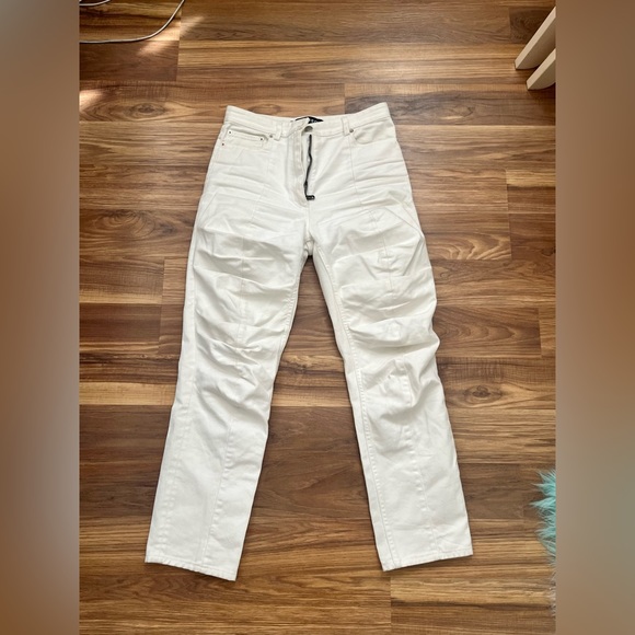 Y/Project High Rise Straight White Jeans - Picture 4 of 6